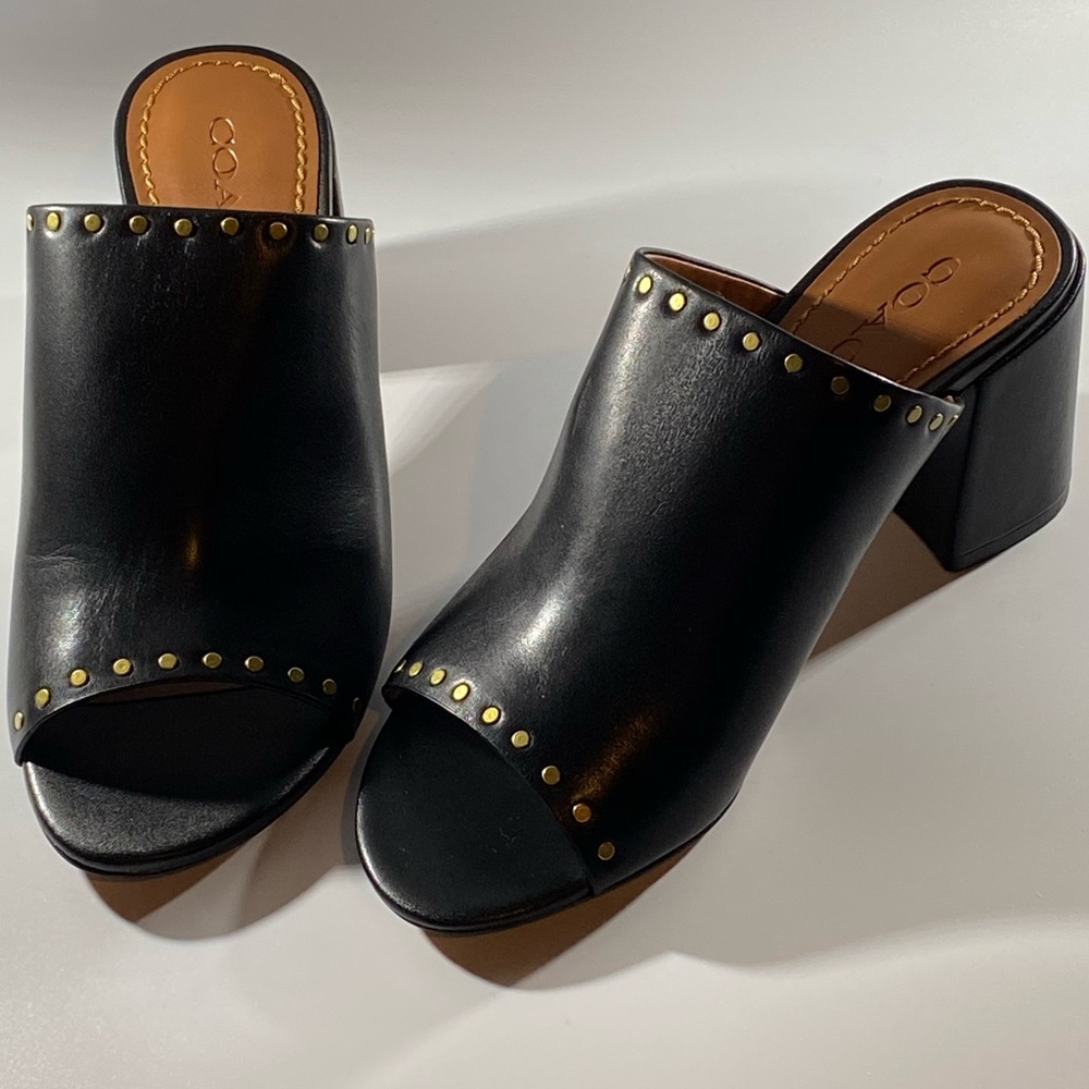 Coach mule shoes